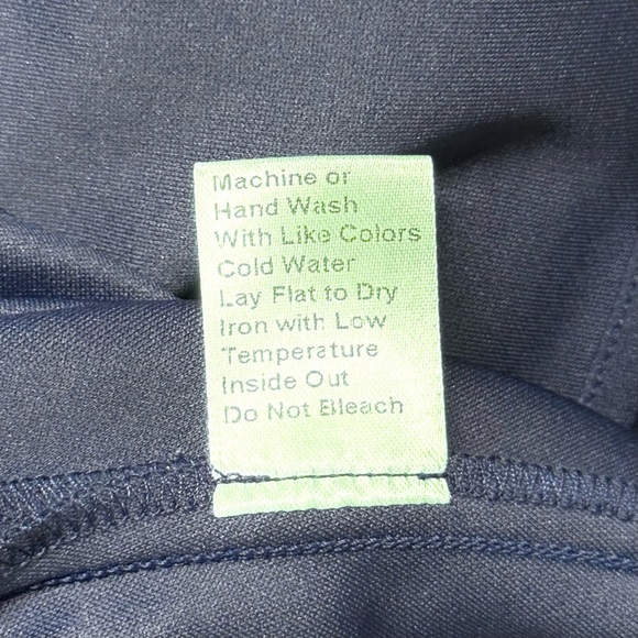 Ming Wang Deco Crepe Cocktail Dress Navy Small - Picture 4 of 5